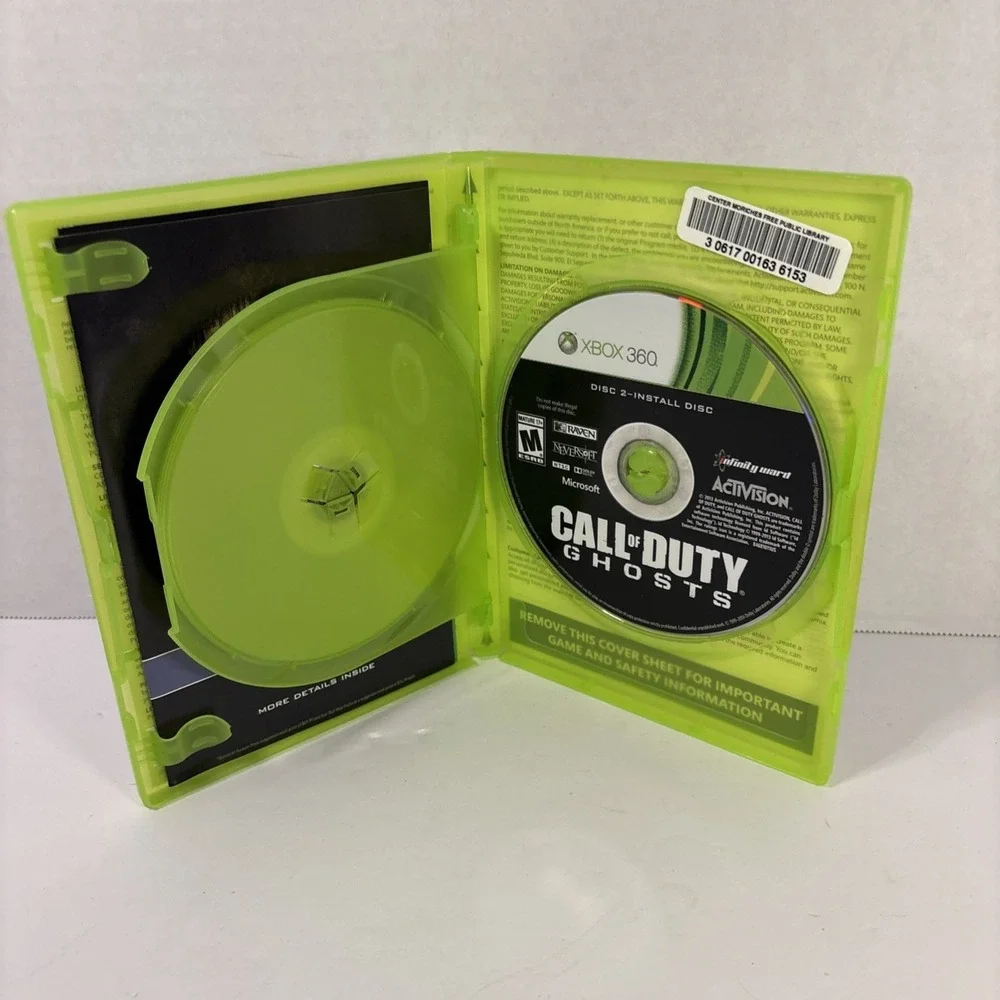 Call of Duty Ghosts Xbox 360 Tested Working Authentic Disc Only No Manual